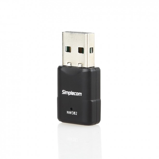 Simplecom NW382 Mini Wireless N USB WiFi Adapter 802.11n 300Mbps with Realtek RTL8192EU Chipset
