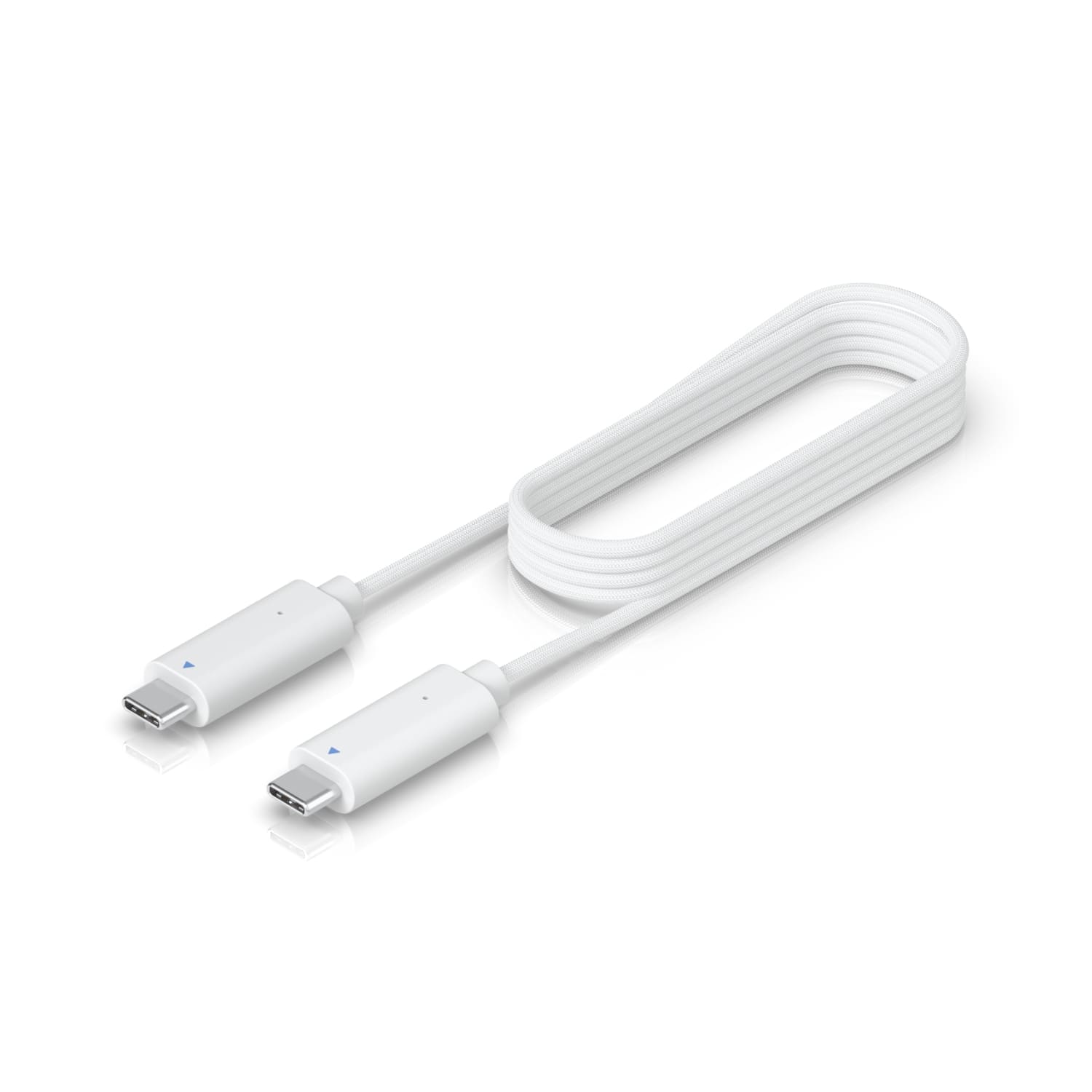 Ubiquiti AI Theta Audio Cable 1m - White, Theta Proprietary Connector with Woven Fabric Jacket