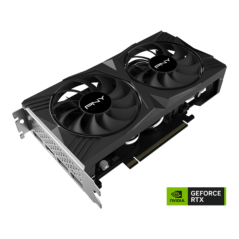 PNY GeForce RTX 4060 8GB VERTO Dual Fan Graphics Card with DLSS 3, Ada Lovelace Architecture & PCIe 4.0
