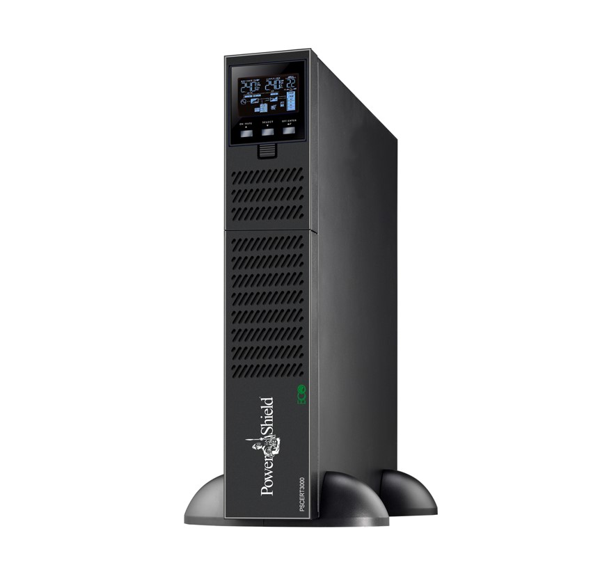 PowerShield Centurion RT 3000VA/2700W True Online Double Conversion Rack/Tower UPS with Advanced ECO Mode & Hot-Swappable Batteries
