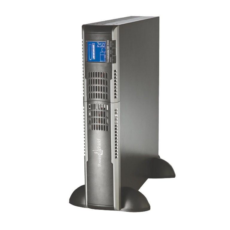 PowerShield Commander RT 1100VA/990W Line-Interactive Pure Sine Wave UPS with Hot-Swappable Batteries and ECO Mode, 2U Rack/Tower, 8 Outlets