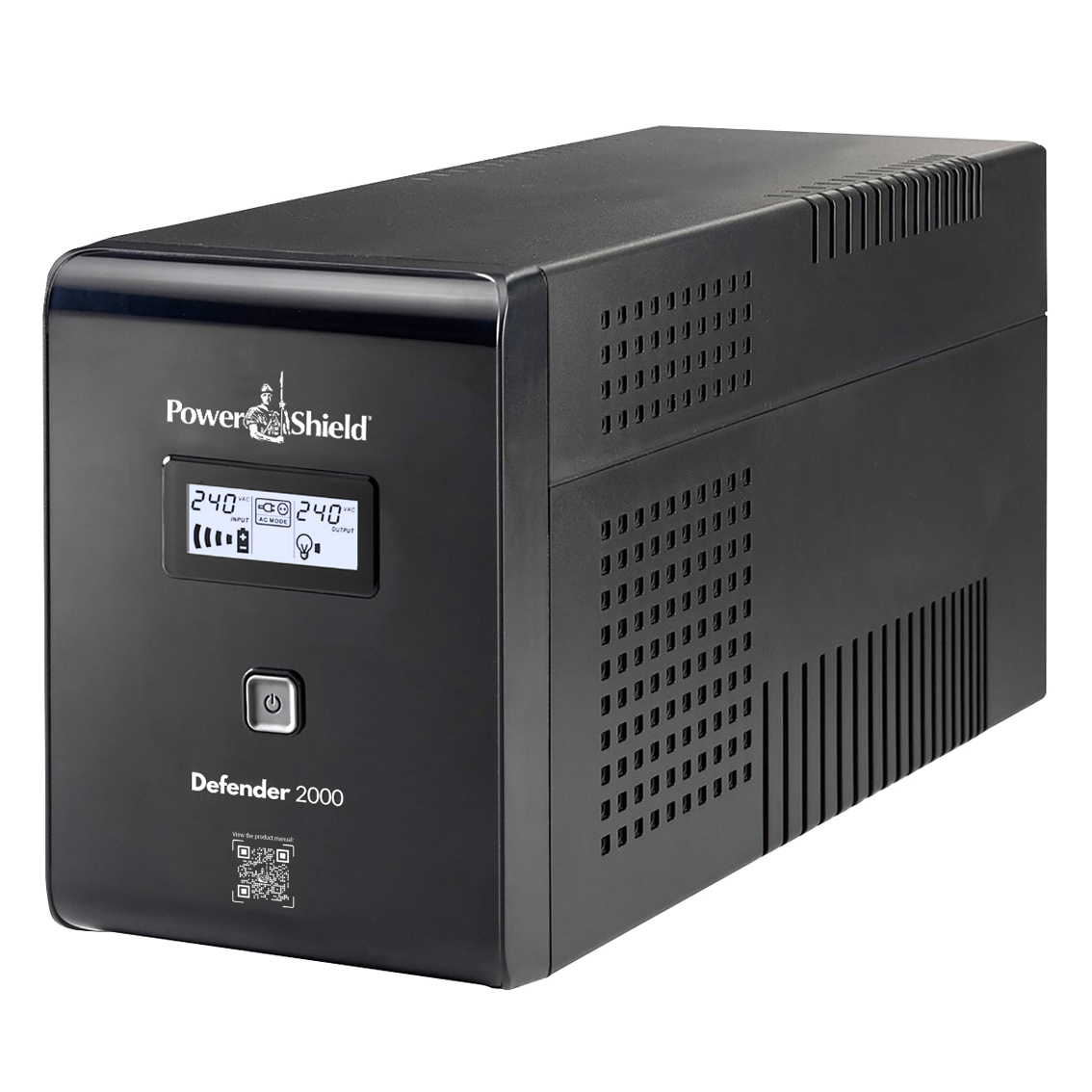 PowerShield Defender 2000VA/1200W Line-Interactive UPS with AVR, LCD Display, 6 Australian Outlets & User Replaceable Batteries