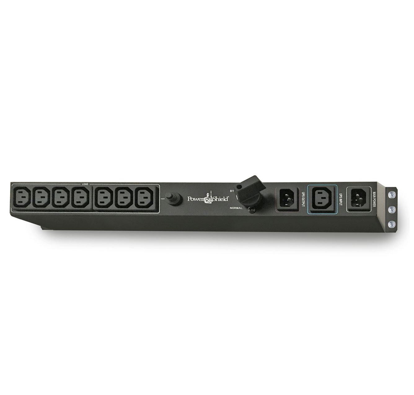 PowerShield PSMBS2K Rack Mount Bypass Switch Plus Hot Swap PDU for 1-2kVA UPS, 1U, 10A Input, Rack & Wall Mountable