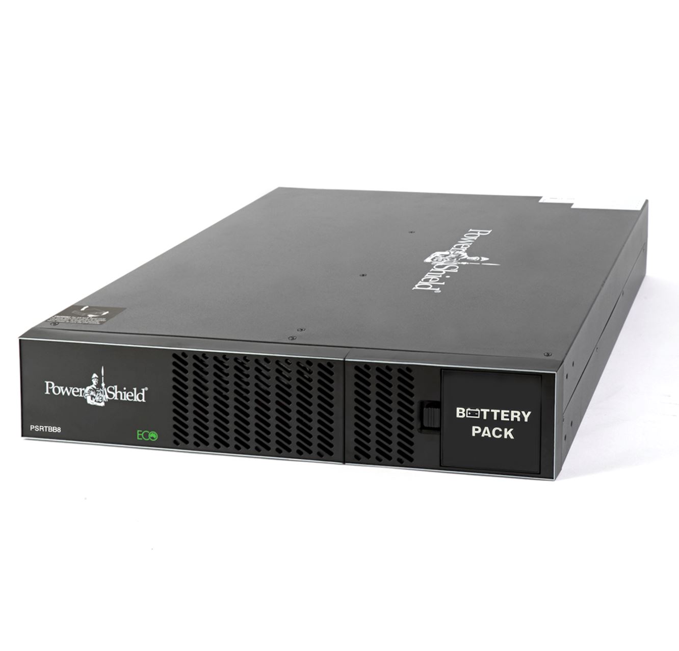PowerShield PSRTBB8 Extended 2U Battery Module for PSCRT2000 & PSCERT2000SB UPS with 8 x 12V 9Ah Batteries - Enhanced Runtime & Reliability