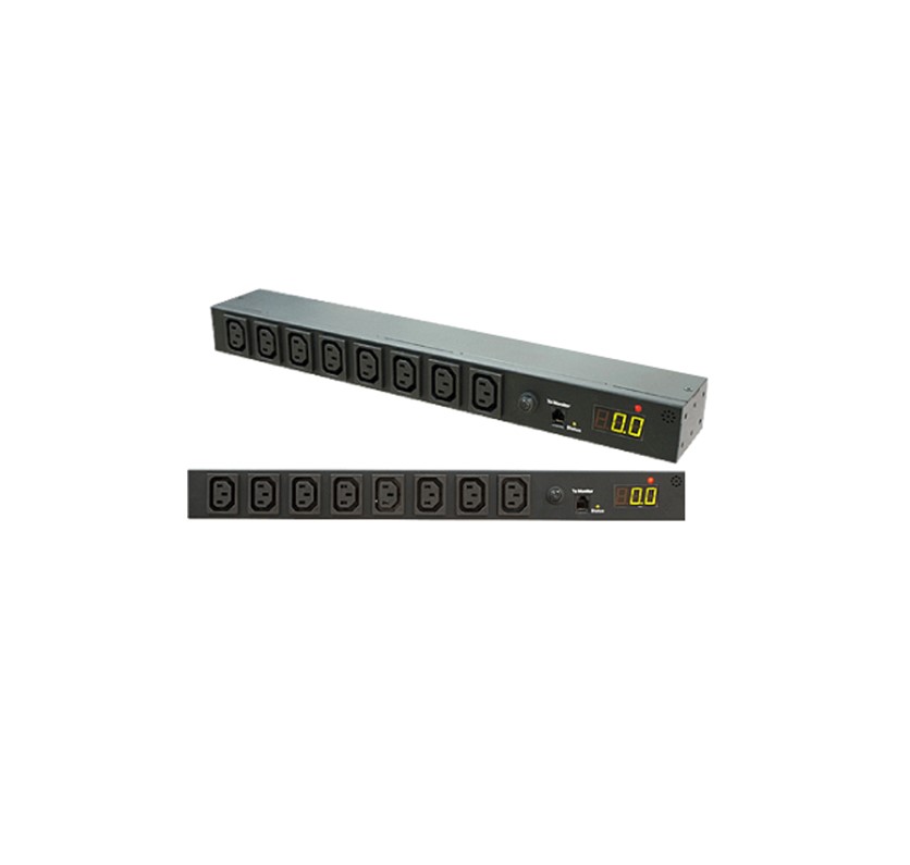 PowerShield RPME-16A8 Metered PDU 1U Rackmount, C20 Input 16A, 8 x C13 10A Outlets with Power Monitoring