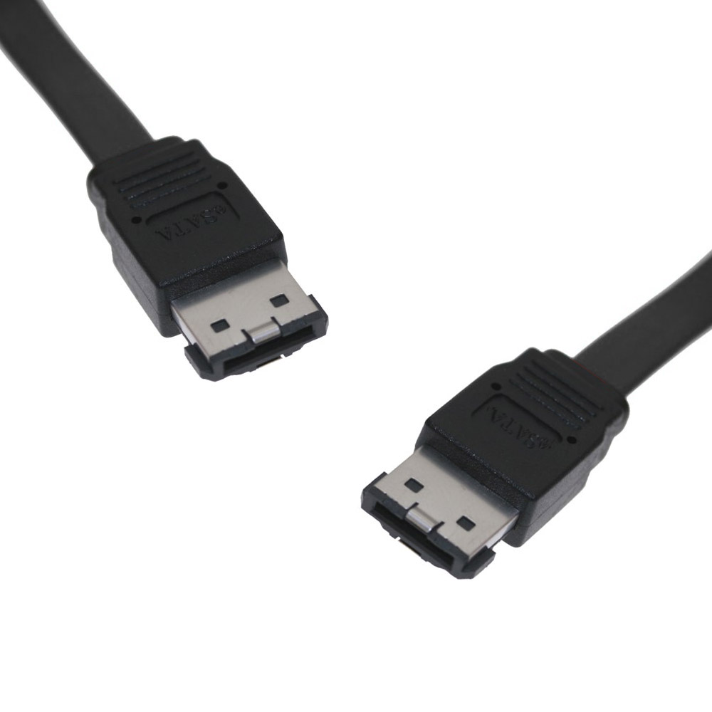 8Ware 0.5m eSATA Cable - Supports SATA I & II, Male-to-Male, High-Speed Data Transfer