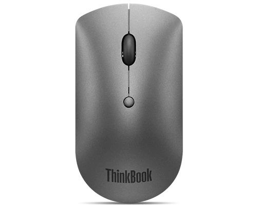 LENOVO ThinkPad Bluetooth Silent Mouse - Dual-Host Bluetooth 5.0, Silent Click, 3-Level DPI (800/1600/2400), 1 Year Battery Life
