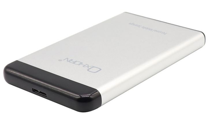 Oxhorn UH-321 USB 3.0 UASP 2.5" SATA HDD SSD Enclosure Aluminum Portable External Drive Case with USB 3.0 Cable and 2-Year Warranty