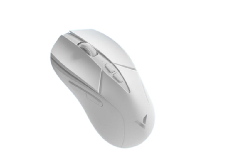 Rapoo V300SE Wireless Wired Gaming Mouse White - PAW3311 Optical Sensor, 400-12000 DPI, 10 Programmable Buttons, Ergonomic Lightweight Design