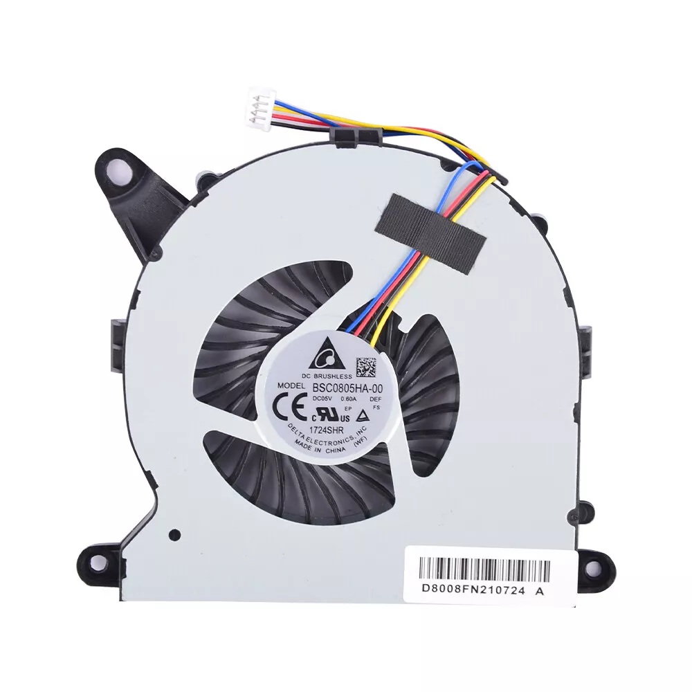Replacement Fan for Intel NUC8 Series (NUC8i3BEH, NUC8i5BEH, NUC8i7BEH) - 4-pin 5V DC Cooling Fan BSC0805HA-00