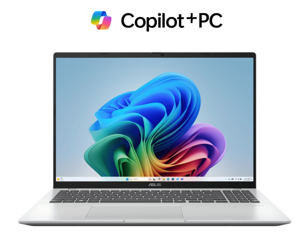 ASUS Vivobook 16 M1607KA-MB150W Laptop – 16" WUXGA 1920x1200 16:10, AMD Ryzen AI 5 330, 16GB DDR5, 512GB PCIe 4.0 SSD, Windows 11 Home, Cool Silver
