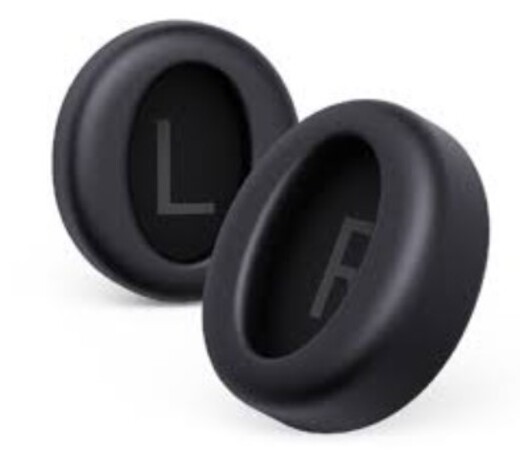 Yealink YHA-LEC76 Black Replacement Ear Cushions for BH76 Plus Headset - Memory Foam Comfort, 1 Pair