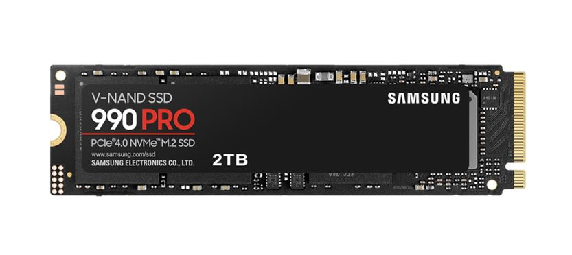 Samsung 990 Pro 2TB Gen4 NVMe M.2 SSD – 7450MB/s Read, 6900MB/s Write, 1200TBW Endurance, 5-Year Warranty, High-Performance Storage for Gaming & Professional Use
