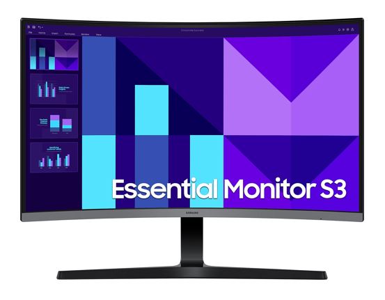 Samsung 27" S39GD Curved VA Panel Monitor FHD 1920x1080 100Hz 4ms Tilt VESA Eye Saver Mode LS27D390GAEXXY