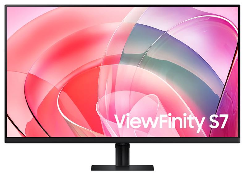 Samsung 27" S70D UHD 4K IPS Monitor 3840x2160 60Hz HDR10 5ms Response HDMI DisplayPort Tilt Eye Saver Mode Black 3YR Warranty
