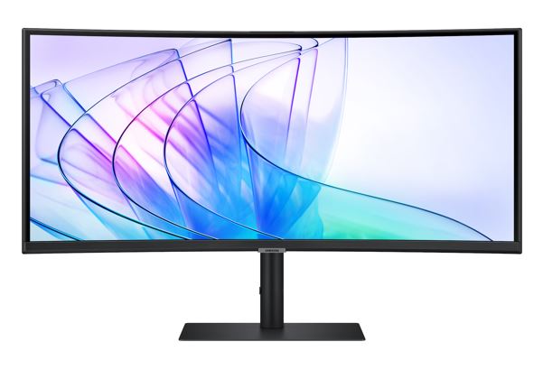 Samsung 34" ViewFinity S50GC Ultra-WQHD 3440x1440 100Hz Curved VA Monitor with HDR10, USB-C Hub, Webcam & KVM - LS34C650VEEXXY