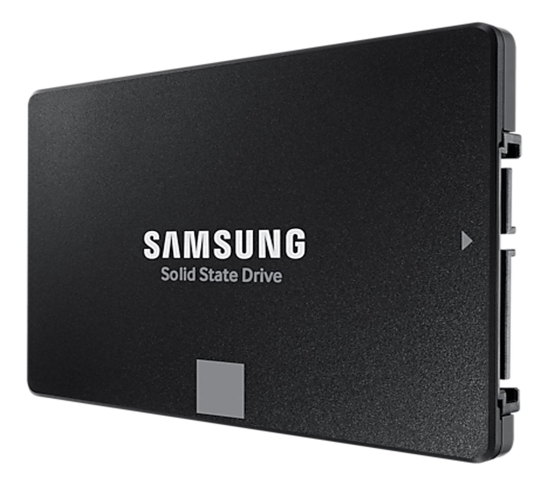 Samsung 870 EVO 2TB 2.5-inch SATA III SSD - 560MB/s Read, 530MB/s Write, 1200TBW Endurance, AES 256-bit Encryption, 5-Year Warranty