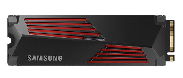 Samsung 990 Pro 2TB PCIe Gen4 NVMe M.2 SSD with Heatsink – 7450MB/s Read, 6900MB/s Write, 1200TBW Endurance, PS5 Compatible, 5-Year Warranty