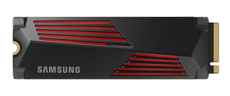 Samsung 990 PRO 4TB PCIe Gen4 NVMe M.2 SSD with Heatsink – 7450MB/s Read, 6900MB/s Write, 5-Year Warranty, PS5 Compatible