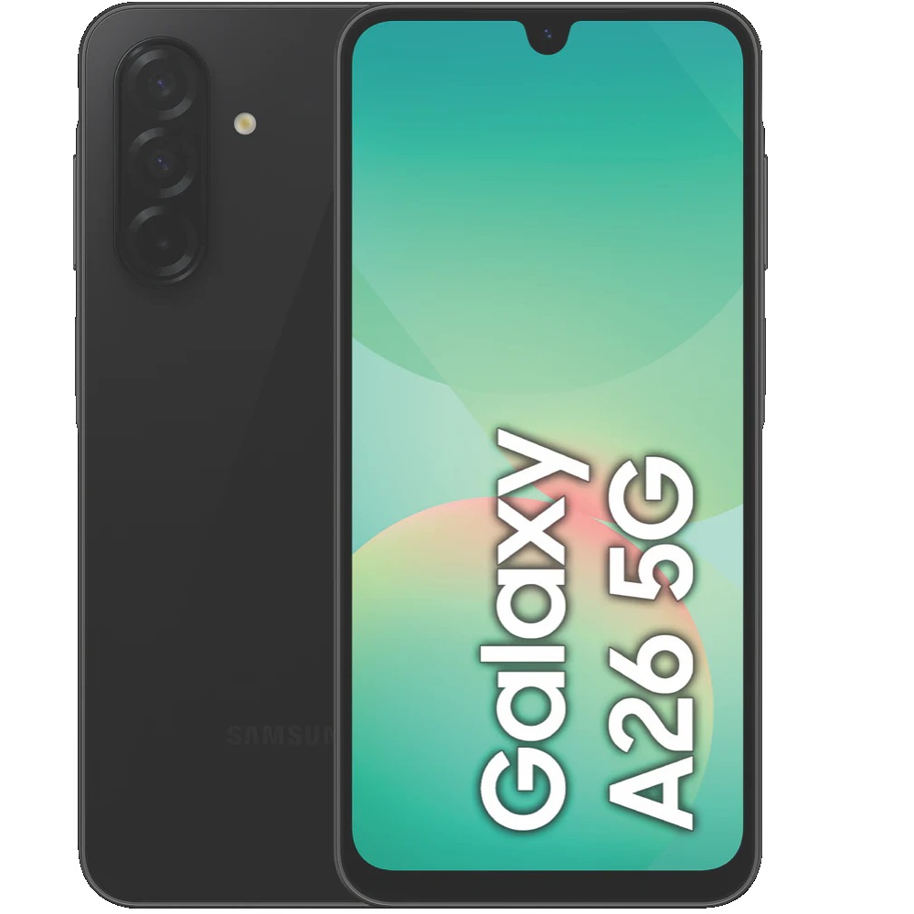 Samsung Galaxy A26 5G 128GB - Black, 6.7" Super AMOLED FHD+ Display, 50MP OIS Camera, 6GB RAM, 5000mAh Battery, IP67, Android, AU Stock