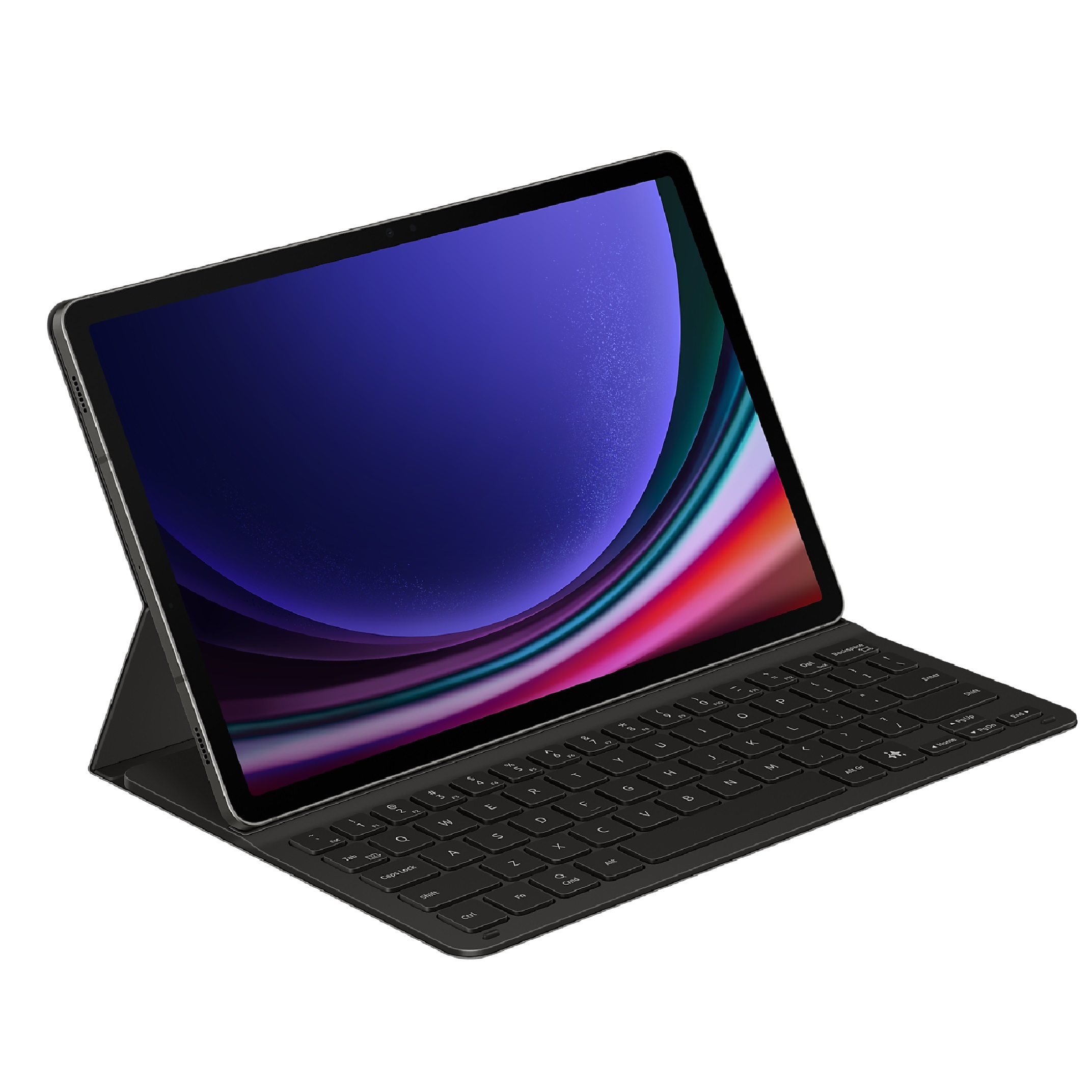 Samsung Galaxy Tab S10 Lite/S10 FE/S9/S9 FE Book Cover Keyboard Slim with AI Key, Magnetic POGO Connection, S Pen Compartment - Black EF-DX720UBEGWW