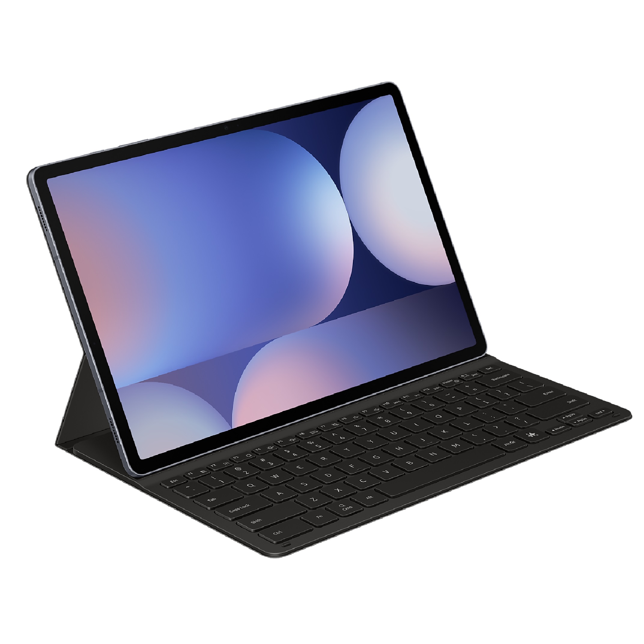 Samsung Galaxy Tab S10+ / S9+ / S9 FE+ Book Cover Keyboard Slim with AI Key, Backlit Keys & Wireless Keyboard Sharing - Black (EF-DX820UBEGWW)