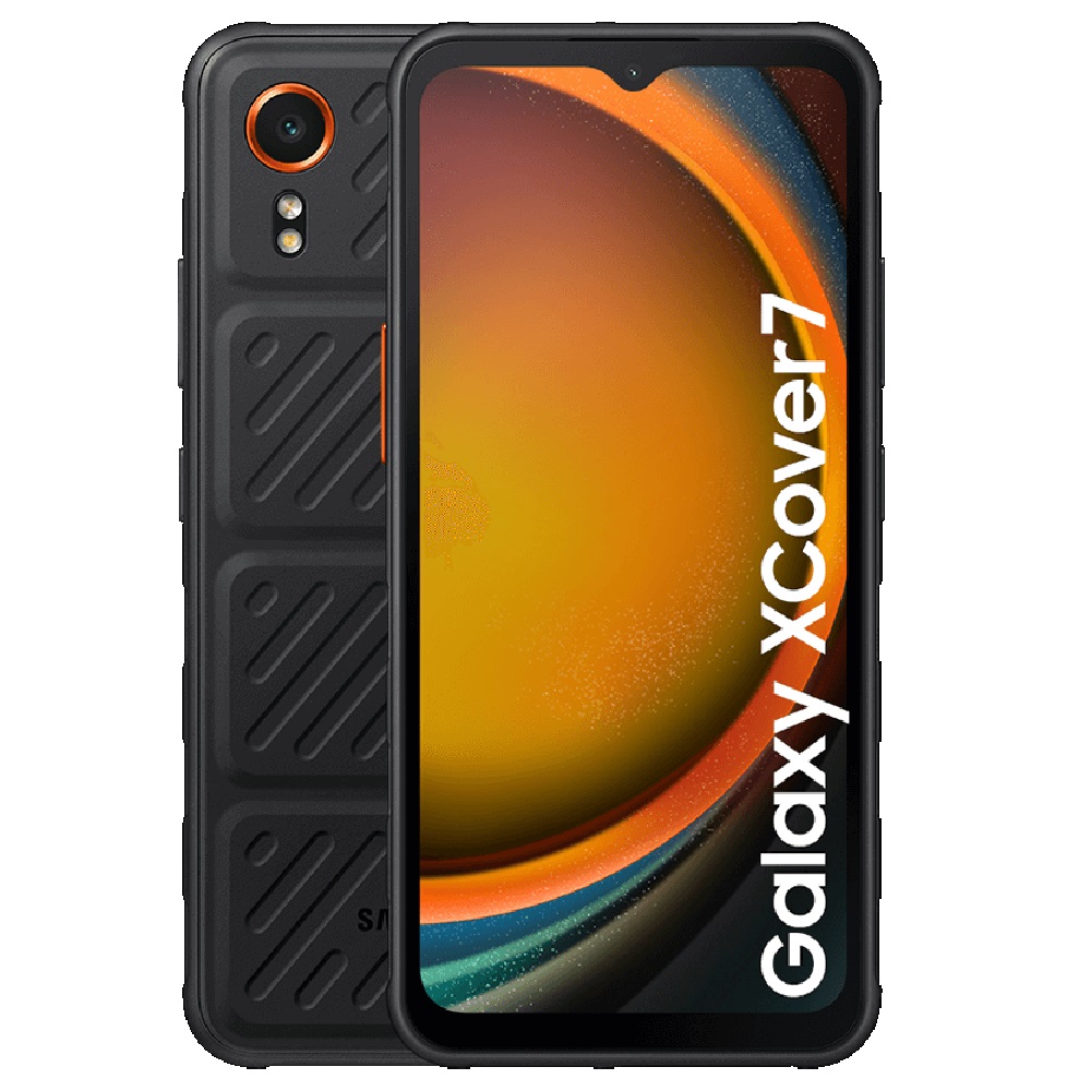Samsung Galaxy XCover7 5G Rugged Smartphone 6GB RAM 128GB Storage 6.6" FHD+ Display IP68 MIL-STD-810H Dual SIM 4050mAh Battery Black