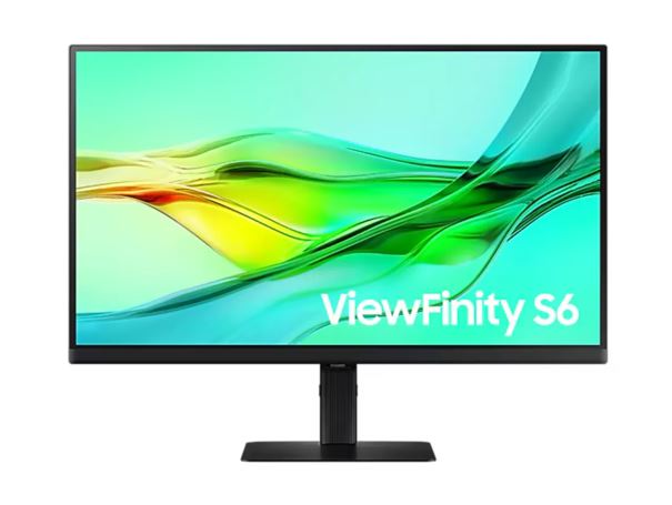 Samsung ViewFinity S60UD 24" QHD IPS Monitor - 2560x1440, 100Hz, HDR10, USB-C 90W PD, Height Adjustable, DP1.4, HDMI, LAN, KVM, VESA Mount