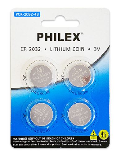 Sansai CR2032 3V Lithium Button Coin Battery 4-Pack – High Energy Density for Motherboard, Cameras, Remote Controls & More