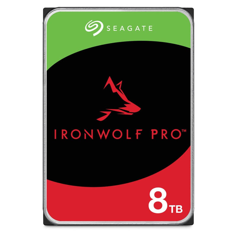 Seagate IronWolf Pro 8TB NAS Internal Hard Drive 3.5" SATA III 7200 RPM 256MB Cache ST8000NT001