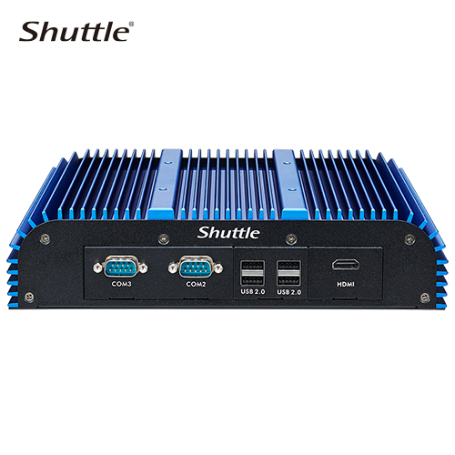Shuttle BPCAL03-I5U Fanless Industrial PC with Intel Core i5-1235U, Dual DDR5-4800, Dual 2.5GbE LAN, 3 COM Ports & 1x M.2 2280 NVMe Slot