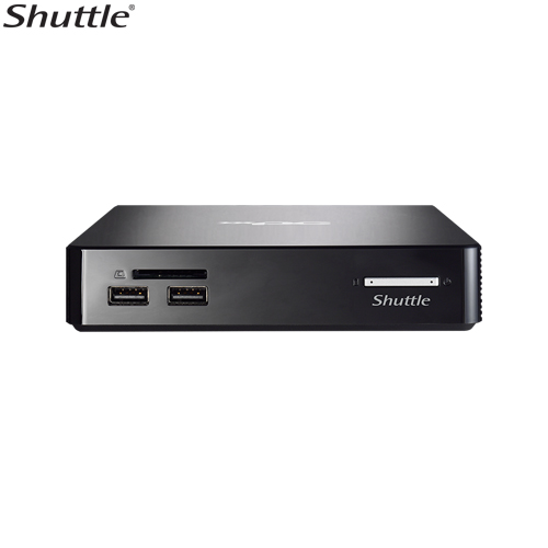 Shuttle NS02AV2 Mini PC - Rockchip RK3368 Octa-Core 1.5GHz, 2GB DDR3L RAM, 16GB eMMC, Gigabit LAN, WiFi+BT, HDMI, Android 8.1, Fanless, VESA Mount, Digital Signage