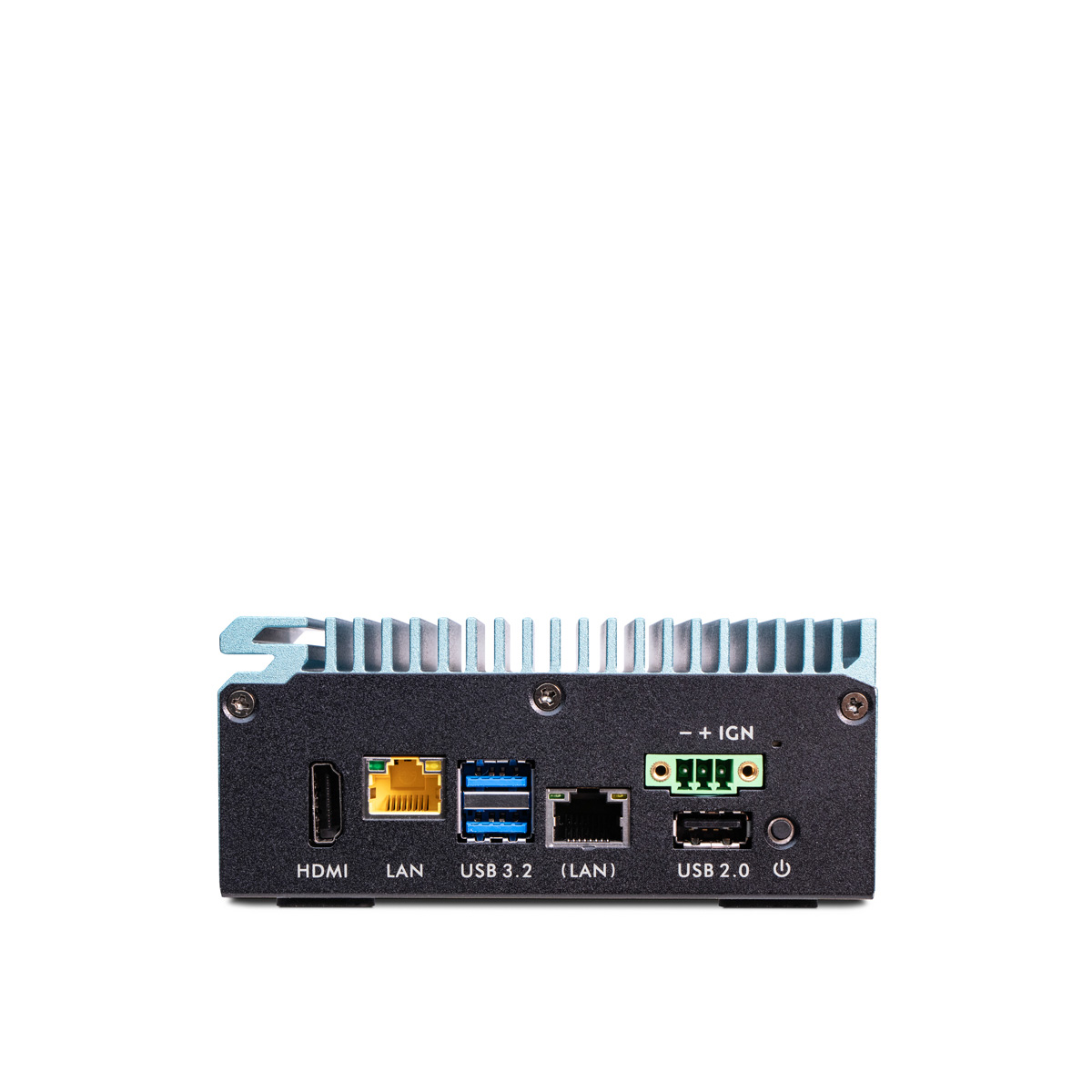 Shuttle SPCEL02 Fanless Industrial Computer with Intel Celeron J6412, 32GB DDR4, Dual 2.5 GbE, HDMI 4K@60Hz, RS232/422/485, DIO, M.2 Expansion