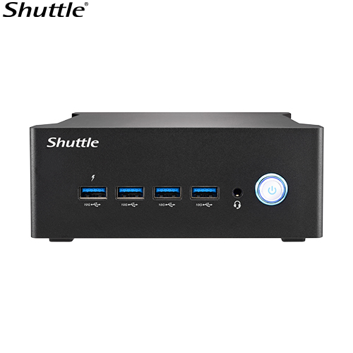 Shuttle XPC nano NT10H5 Mini-PC with Intel Core Ultra 5 125H Meteor Lake Processor, 2x DDR5-5600, Intel Arc Graphics, 4 Display Outputs, Dual 2.5G LAN