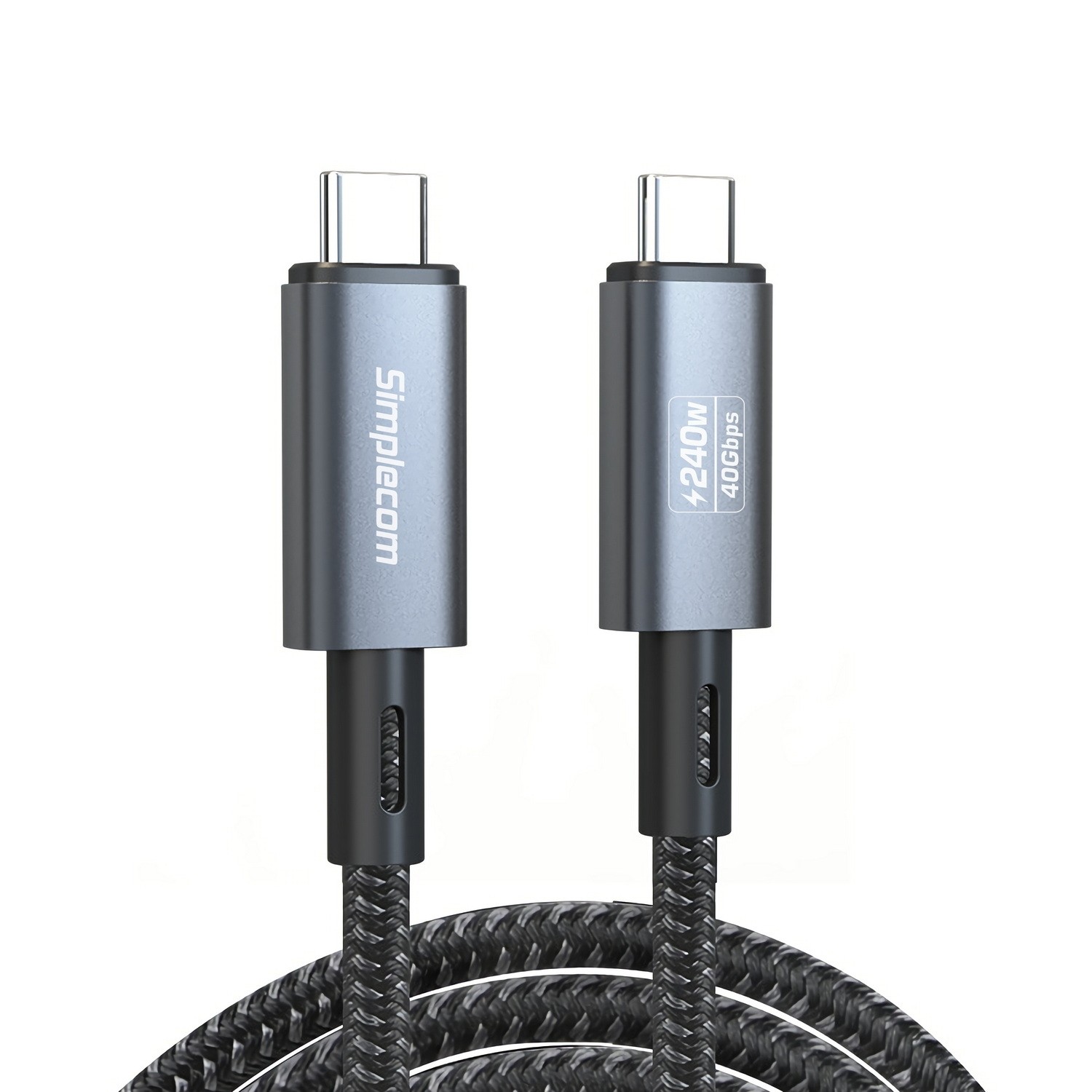 Simplecom CA612 USB4 USB-C to USB-C Cable 1.2M 40Gbps 240W PD 3.1 8K@60Hz Nylon Braided