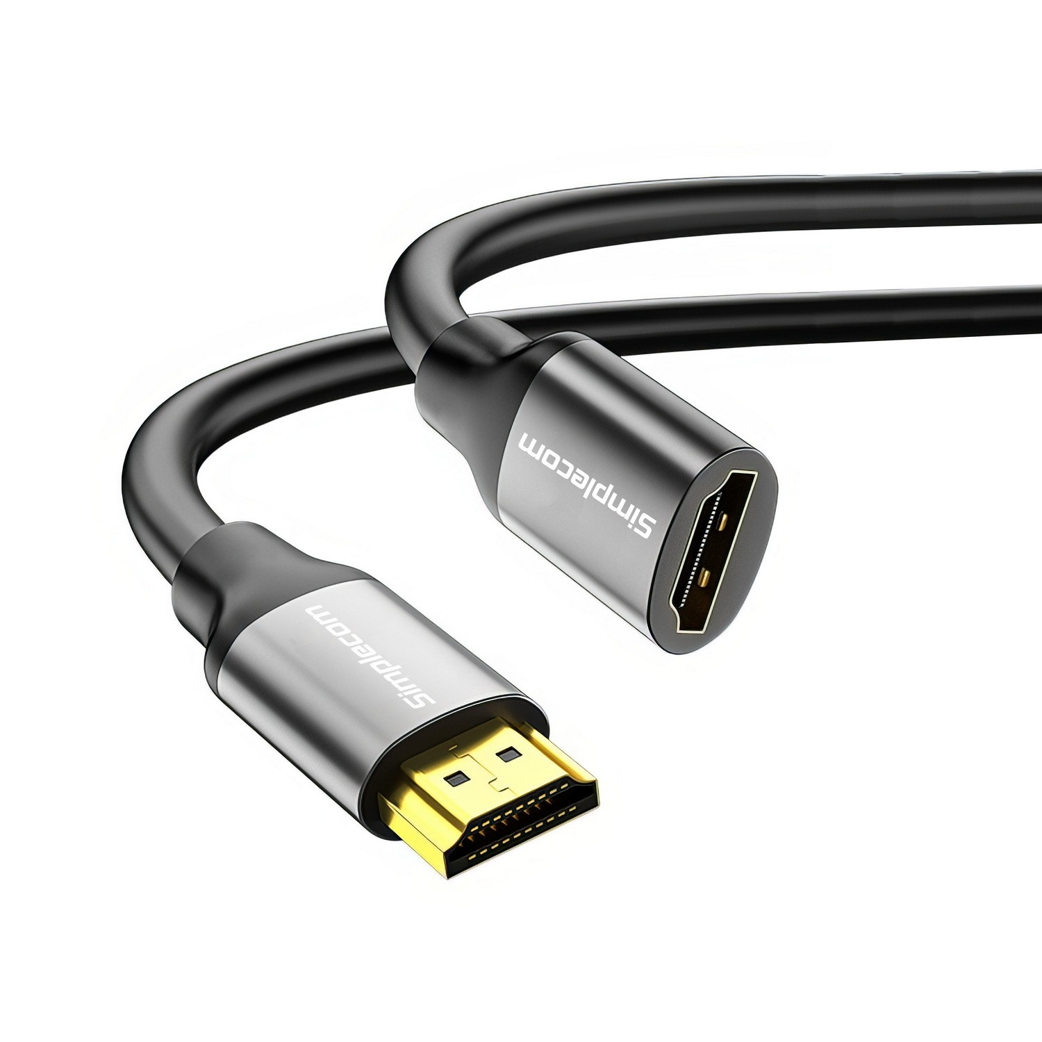 Simplecom CAF310 1.0M HDMI 2.1 Extension Cable Male to Female 48Gbps 8K@60Hz with Gold-Plated Connectors