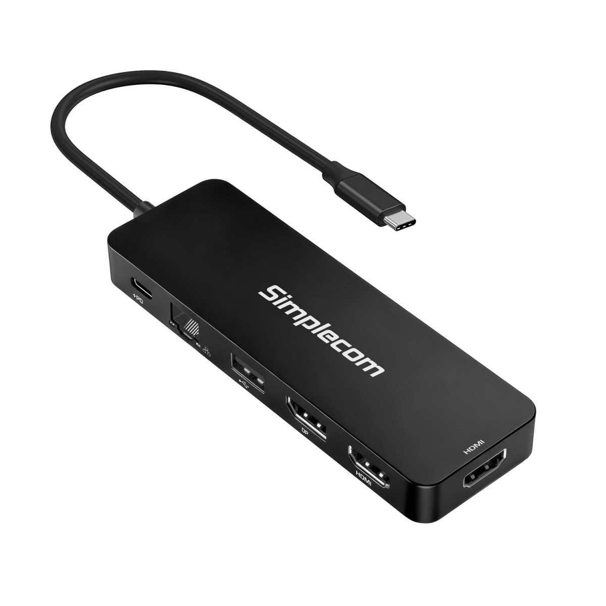 Simplecom CHT811 11-in-1 USB-C Docking Station with Triple 4K@60Hz Display Support, Dual HDMI, DisplayPort, 100W PD, Gigabit Ethernet & Audio