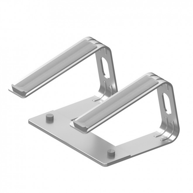 Simplecom CL510 Ergonomic Aluminium Cooling Stand Elevator for Laptop MacBook - Adjustable 15cm Height, Fits 10" to 15.6" Laptops, Premium Aluminium Alloy