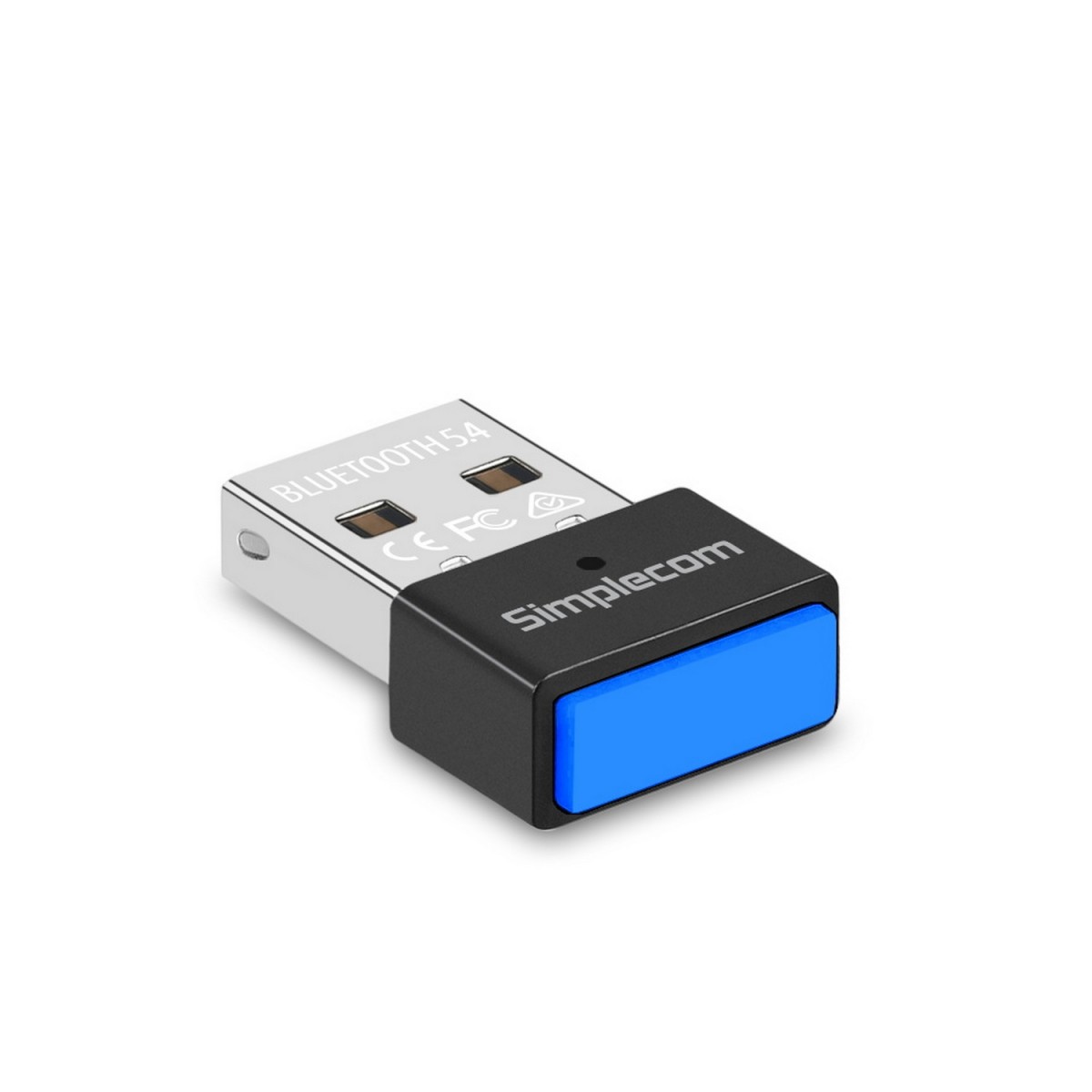 Simplecom NB540 USB Bluetooth 5.4 Adapter Wireless Dongle - Windows Compatible, BLE, A2DP, 20m Range