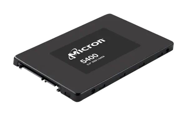 Micron 5400 PRO 1.92TB 2.5" SATA Enterprise SSD - 540/520 MB/s, 95K/33K IOPS, 1.5 DWPD, AES 256-bit Encryption, 5-Year Warranty