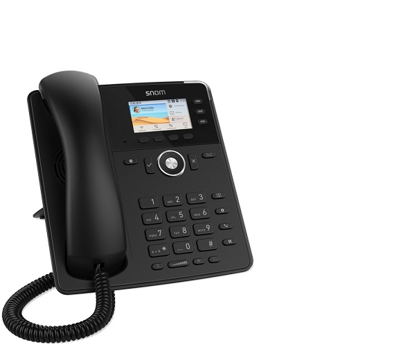 Snom D717 Professional 4-Line IP Phone with Gigabit Ethernet, USB Port & Wideband HD Audio