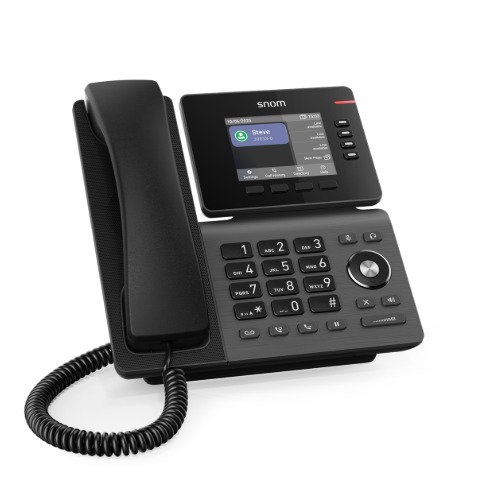 Snom D810W Professional IP Desk Phone with 3.4" Color Display & Built-in Wi-Fi, PoE Support, USB Port