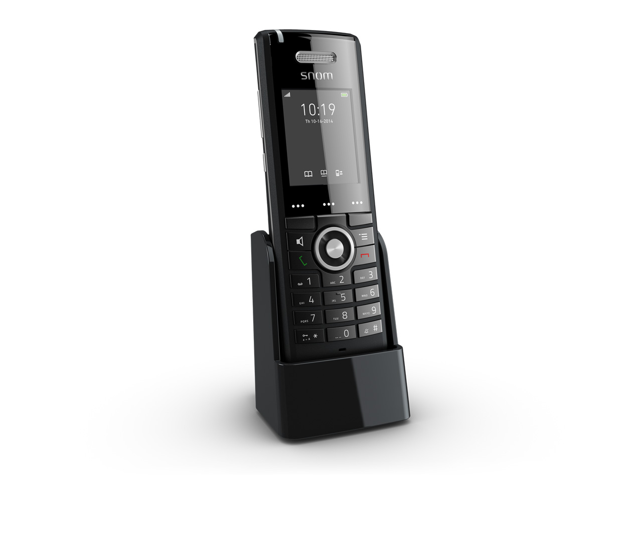 Snom M65 Professional DECT Handset with Wideband HD Audio, 2" Color Display & Long Battery Life