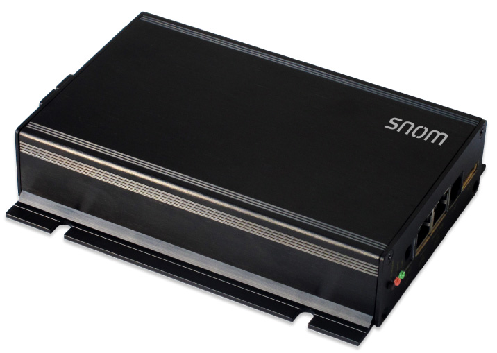 Snom PA1+ SIP Announcement System with 6.5W Amplifier, HD Audio, PoE, Gigabit Ethernet, TLS/SRTP Security, and Headset Connectivity