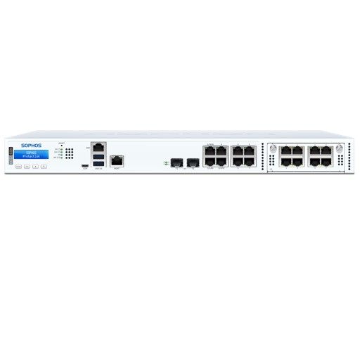 Sophos XGS 2100 1U Rackmount Security Firewall Appliance with 30Gbps Firewall & 17Gbps VPN Throughput, 8x1GbE + 2xSFP Ports