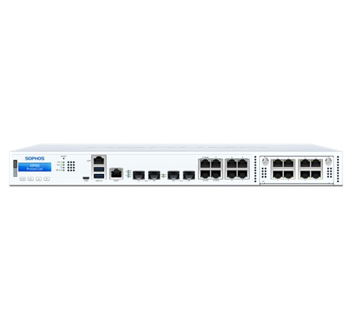 Sophos XGS 3100 1U Rackmount Firewall Appliance with 47 Gbps Firewall Throughput, 25 Gbps VPN, 8x1GbE, 2xSFP, 2x10Gb SFP+ Ports