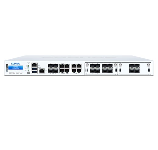 Sophos XGS 4500 1U Rackmount Security Firewall Appliance with 80Gbps Firewall Throughput, 75.55Gbps VPN, 4x1GbE, 4x2.5GbE & 4x10Gb SFP+ Ports