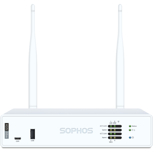 Sophos XGS 88w Desktop Security Firewall Appliance with Wi-Fi 6, 4x 2.5GbE, 9.9 Gbps Firewall Throughput, 6 Gbps VPN