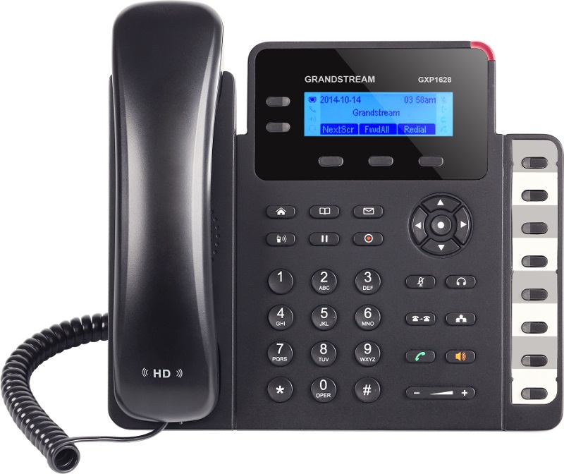 Spare Handset for Grandstream GXP1628 2 Line IP Phone with HD Audio & Dual Gigabit Ports