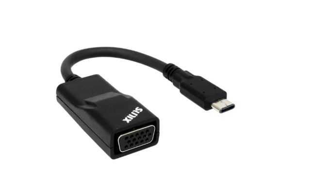 SUNIX USB Type C to VGA Adapter Active Digital to Analog Converter Compatible with Apple MacBook, Google Chromebook & Windows Laptops - Supports 1080p HD Display